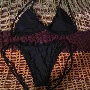 Black swim suit size medium